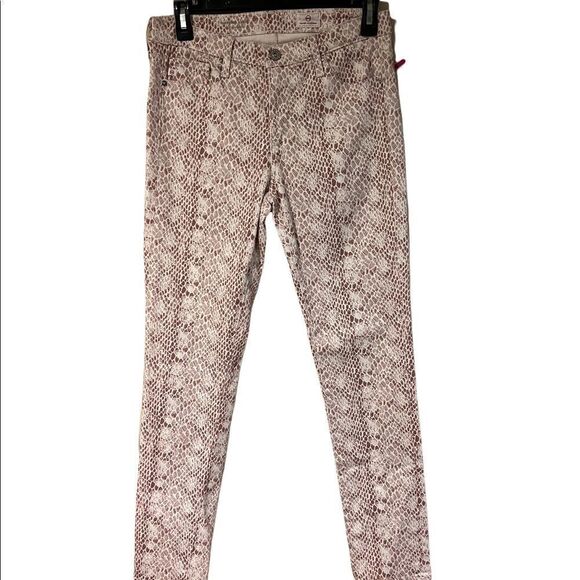 Adriano Goldschmied AG Snake Print Prima Ankle Jeans - Picture 11 of 15